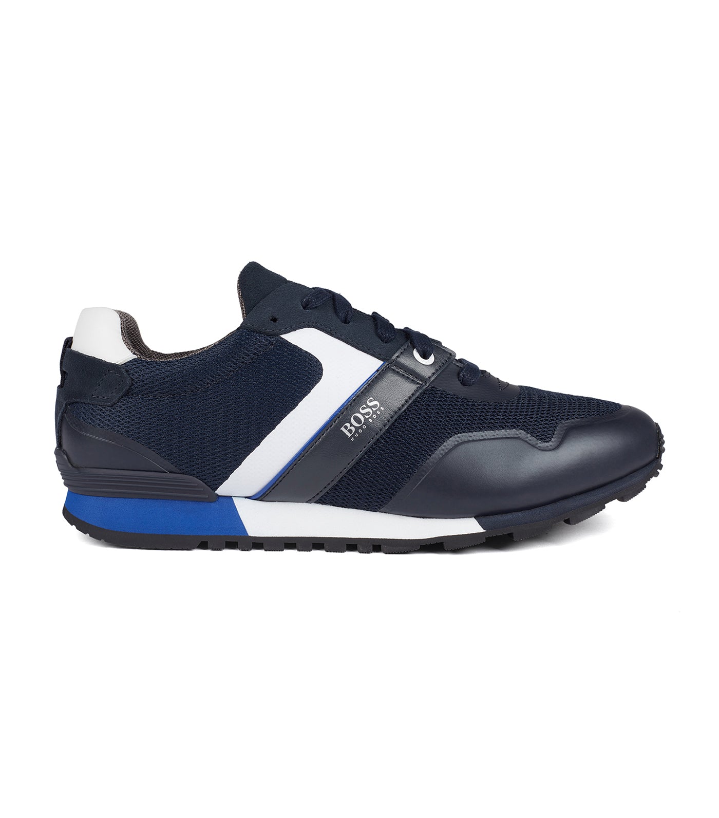Hybrid Trainers with Bamboo-Charcoal Lining and Lightweight Sole Dark Blue