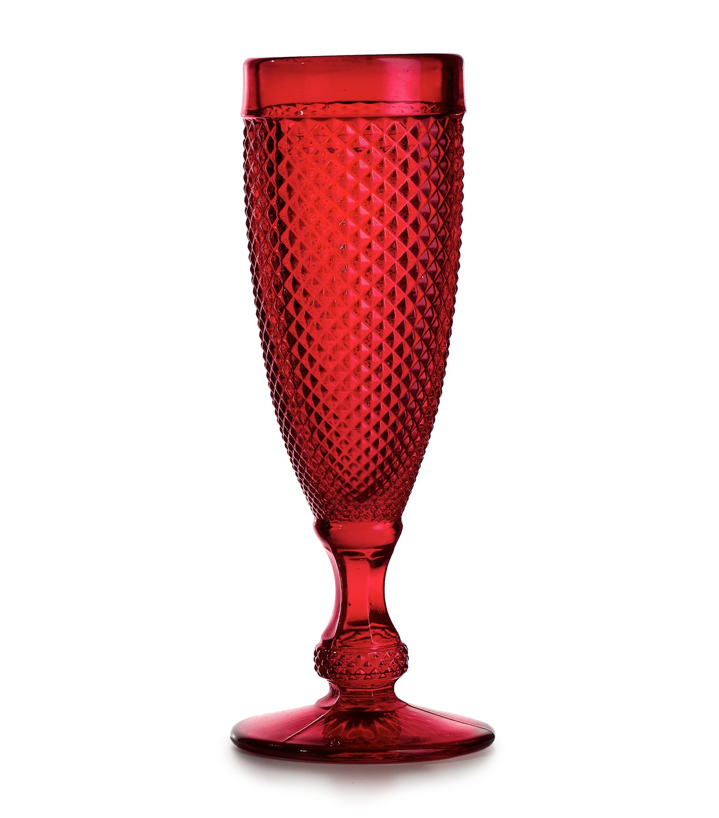 Bicos Vermelho Set of 4 Flutes