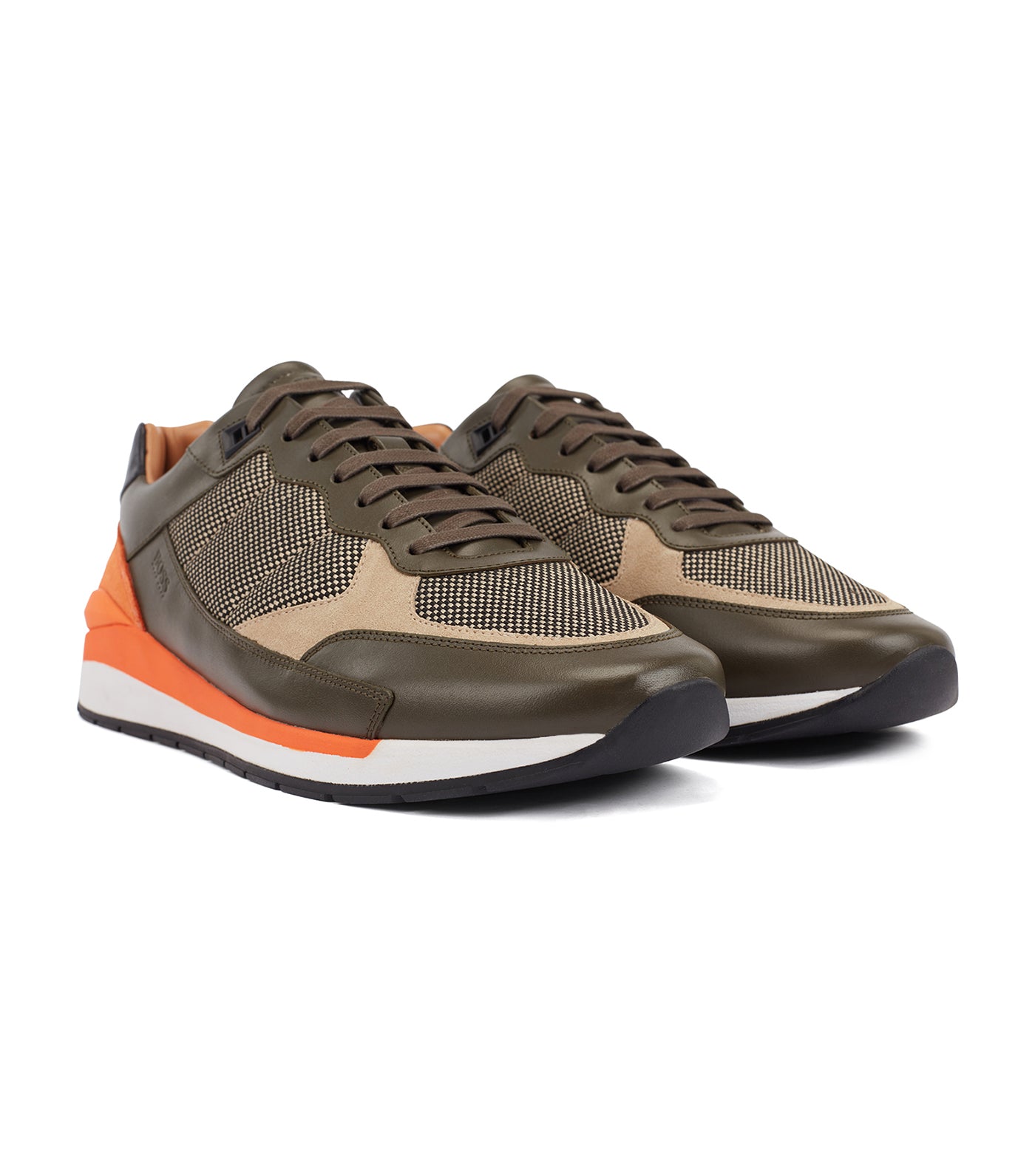 Running-Inspired Hybrid Trainers with Pop-Color Accents Open Green