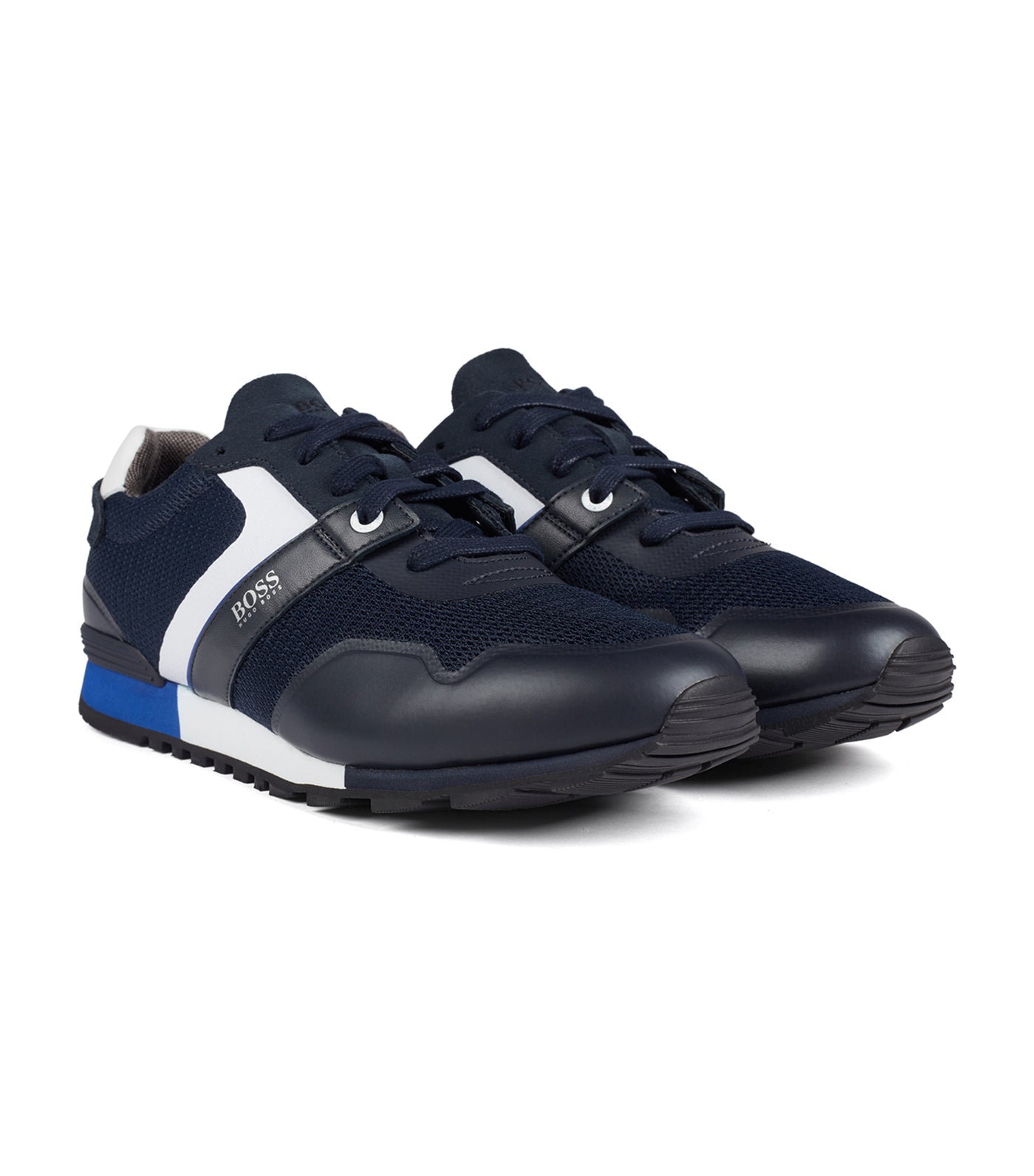 Hybrid Trainers with Bamboo-Charcoal Lining and Lightweight Sole Dark Blue
