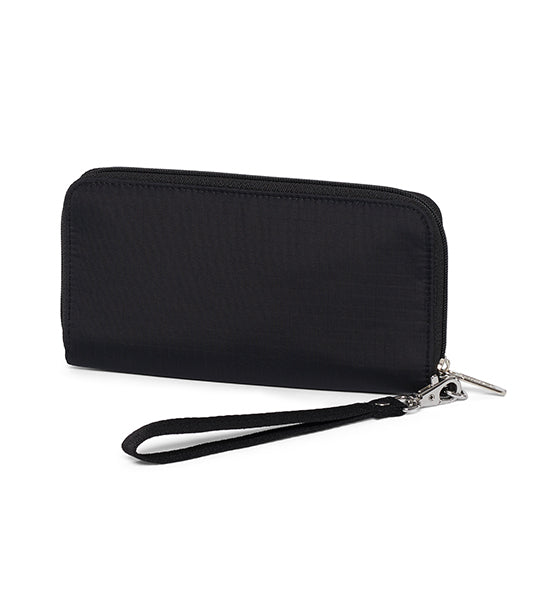Tech Wallet Wristlet Recycled Black