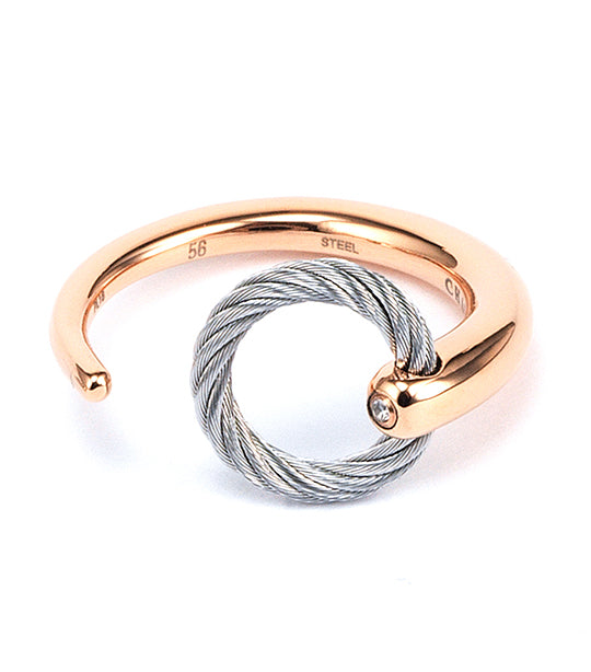 Infinity Zen Ring Rose Gold