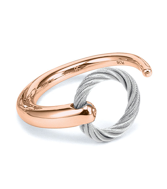 Infinity Zen Ring Rose Gold