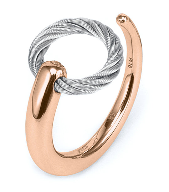 Infinity Zen Ring Rose Gold