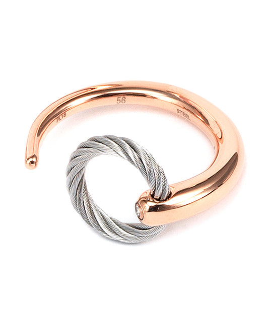 Infinity Zen Ring Rose Gold