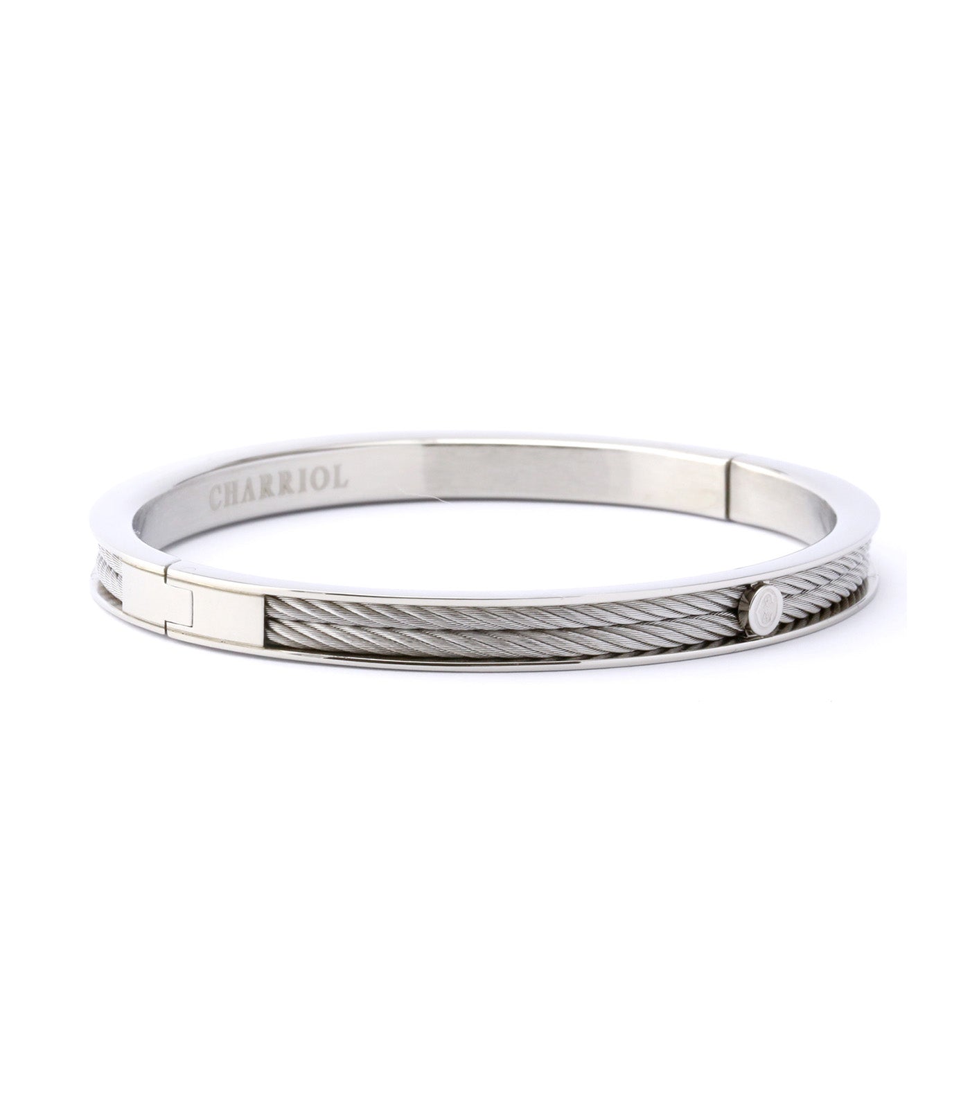 Forever Bangle Thin Silver