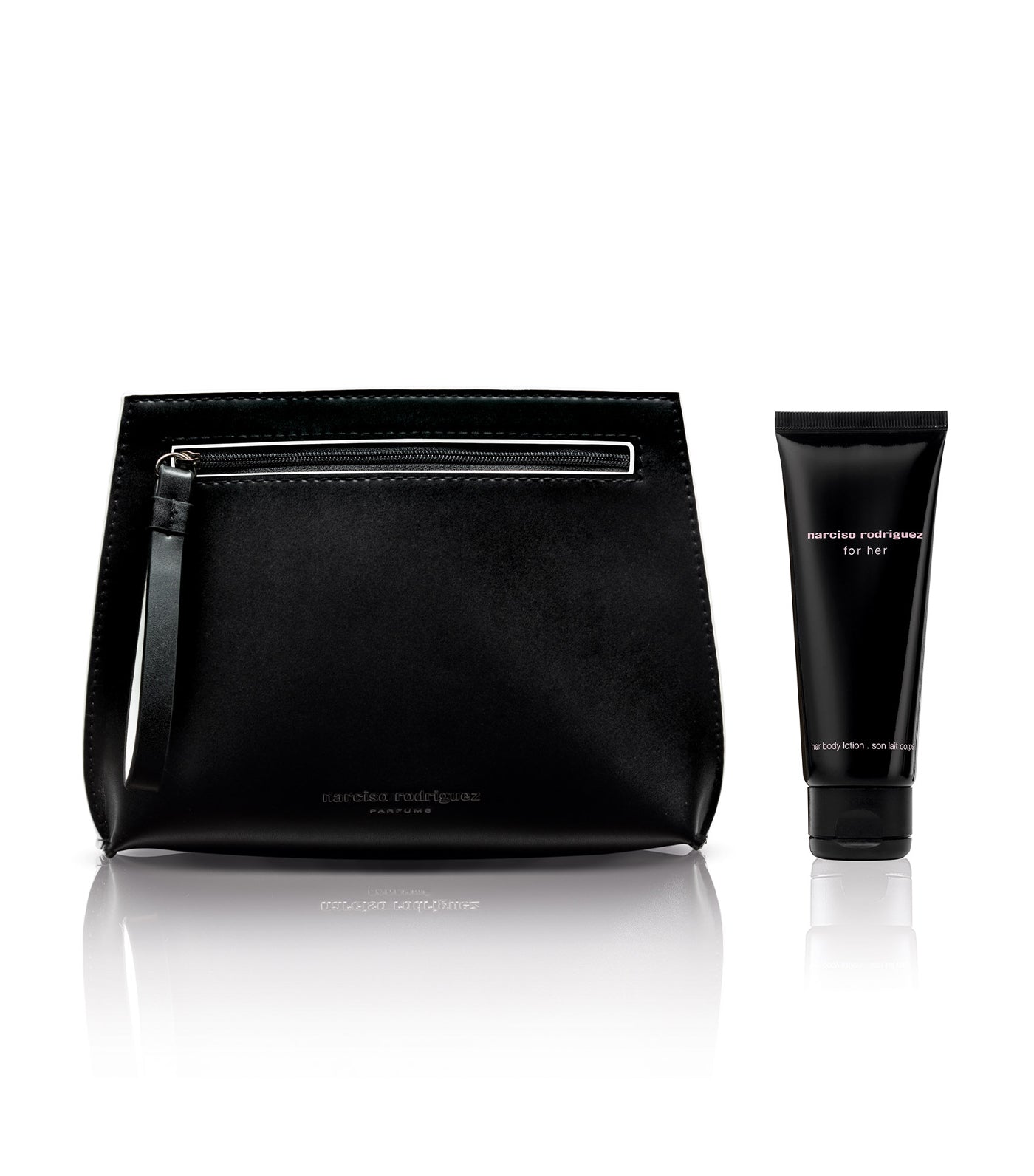 narciso rodriguez Free Medium-sized Clutch and Body Lotion