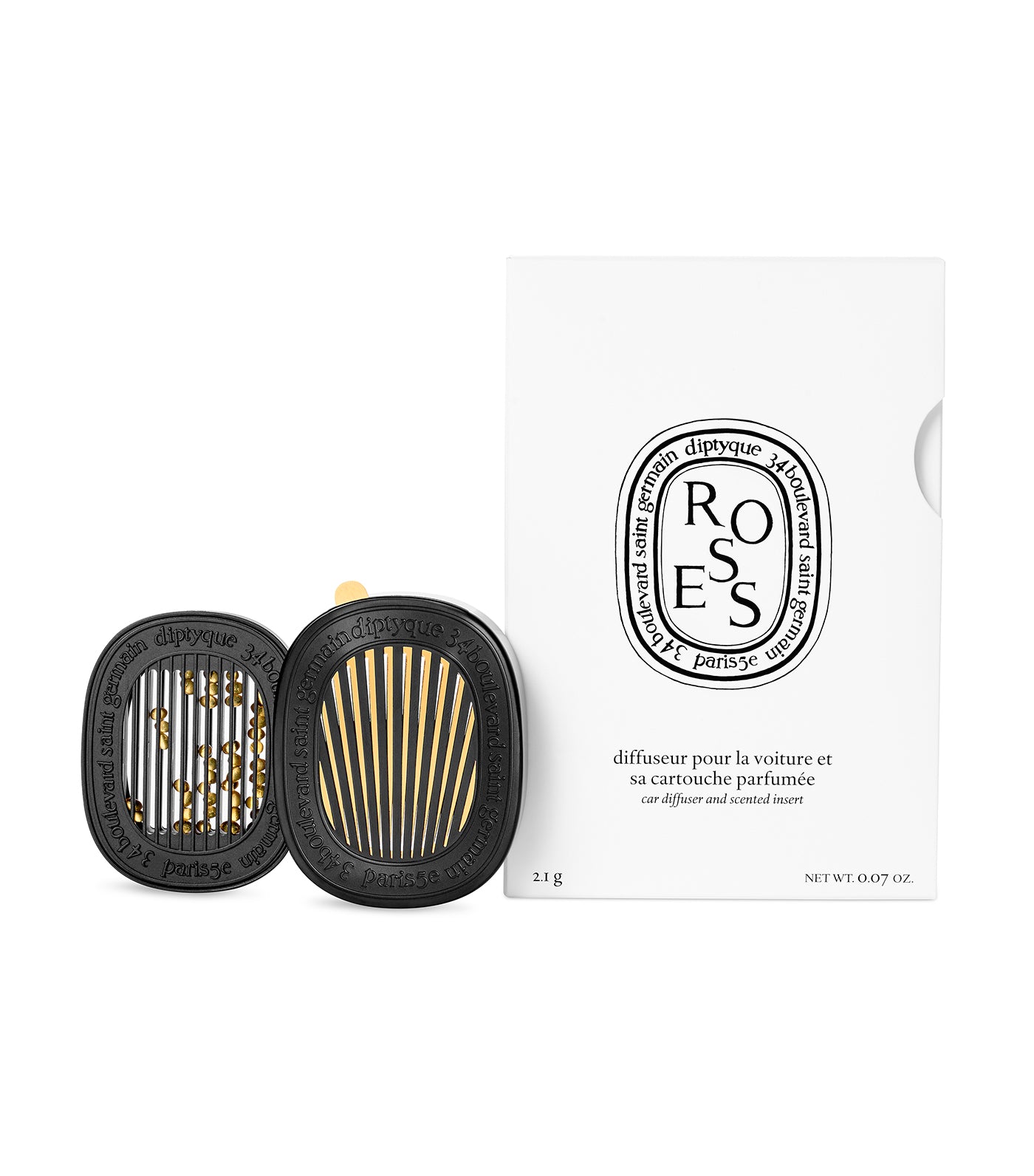 diptyque Car Diffuser With Roses Insert