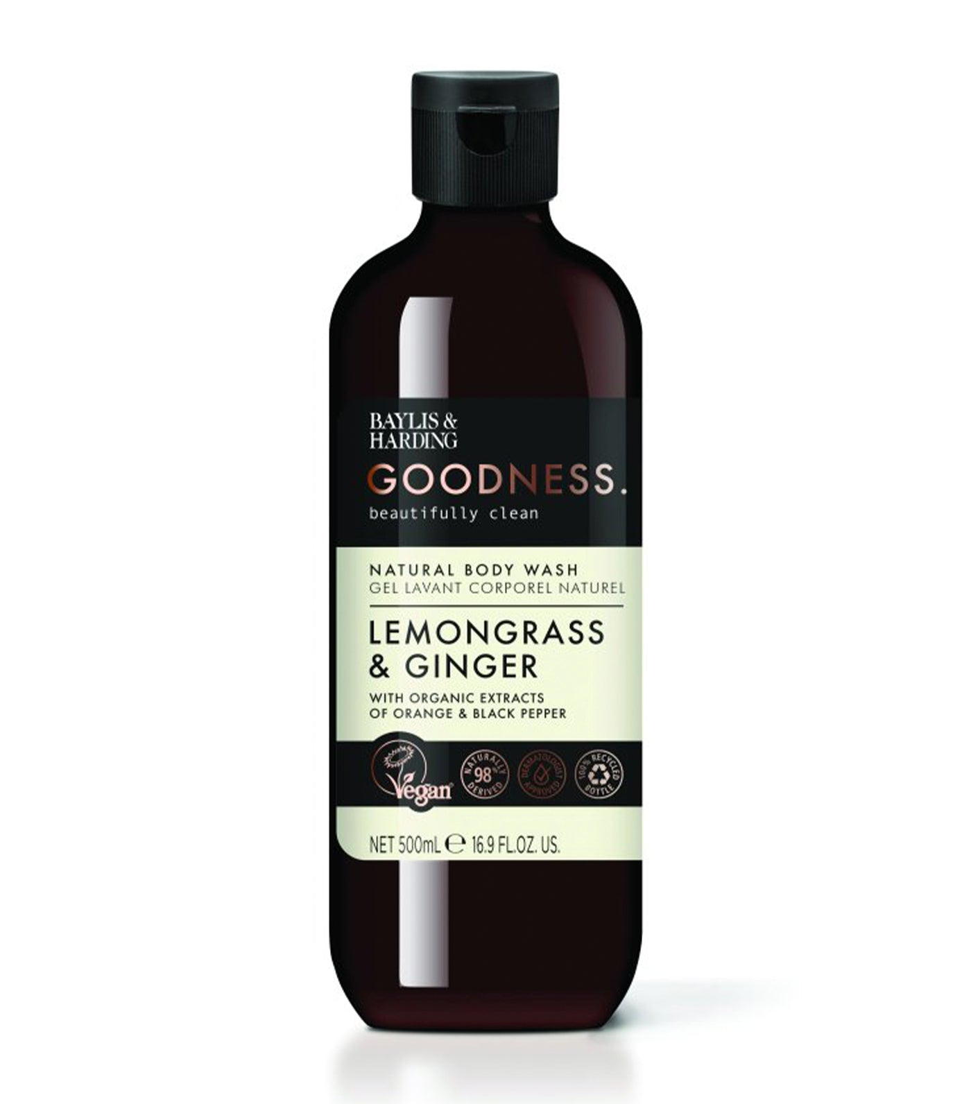Goodness Lemongrass & Ginger Body Wash