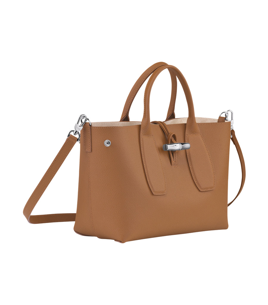 Roseau M Handbag Turtledove  Leather 10058HPNP55  Longchamp EN