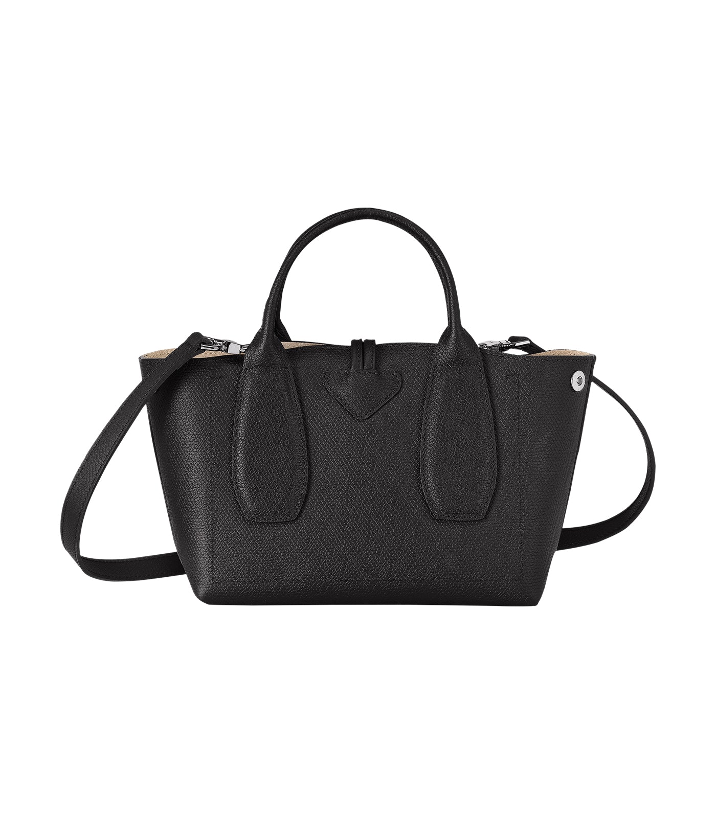 Roseau Top Handle Bag S  Black