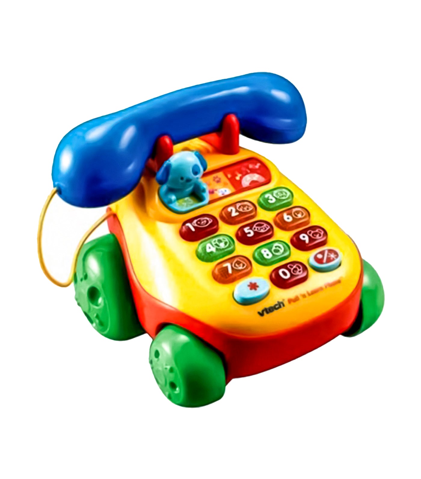 vtech pull and lights phone