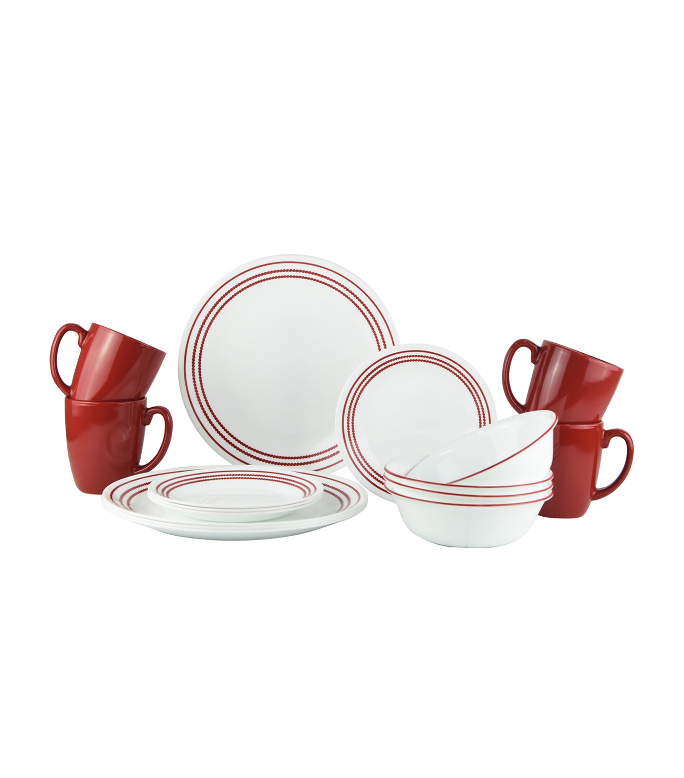 Corelle 16-Piece Classic Set - Ruby Red