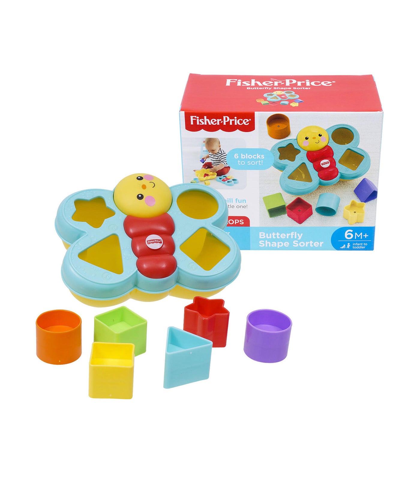 Fisher price clearance butterfly shape sorter