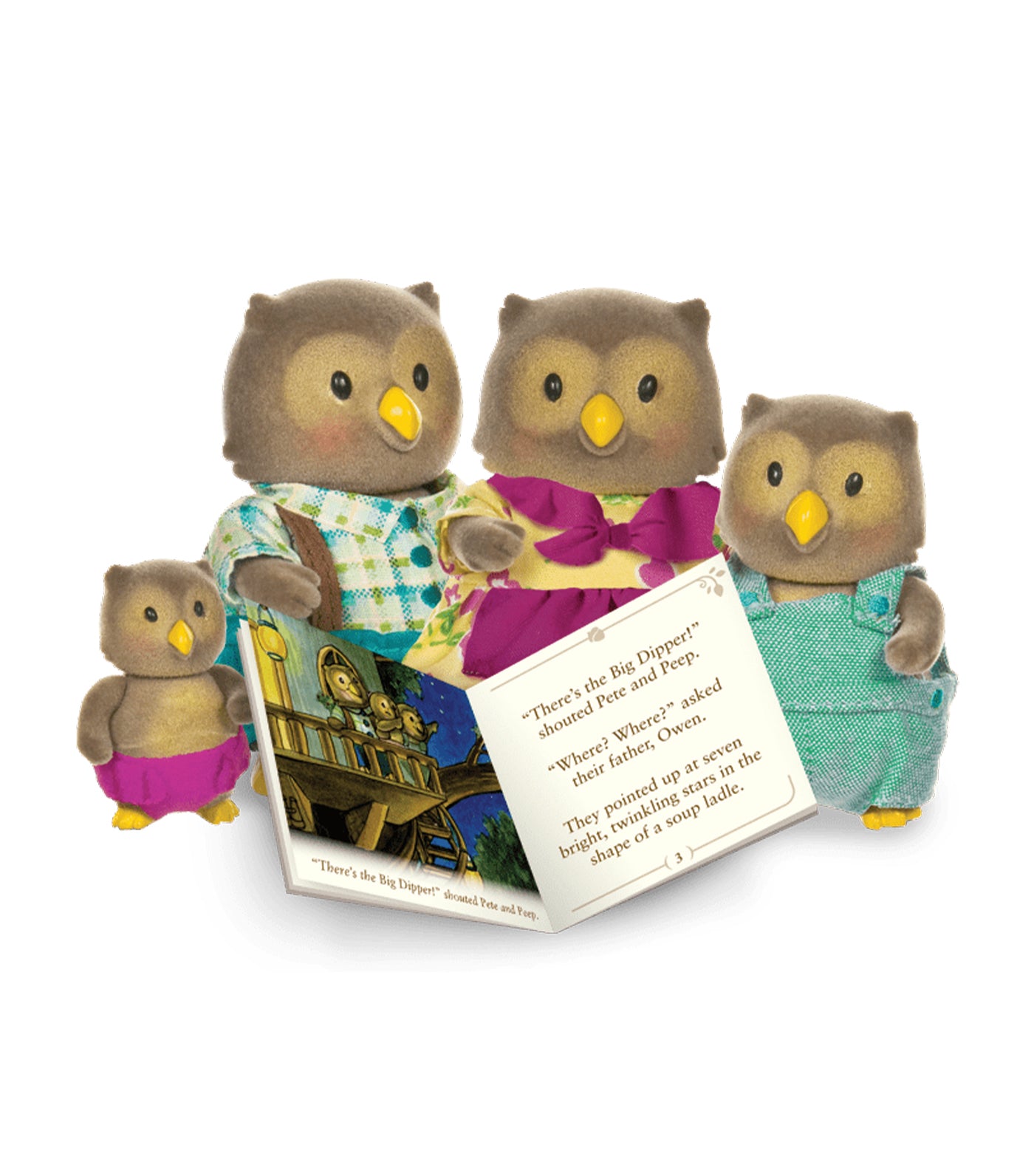 Li'l Woodzeez Owl Family Set
