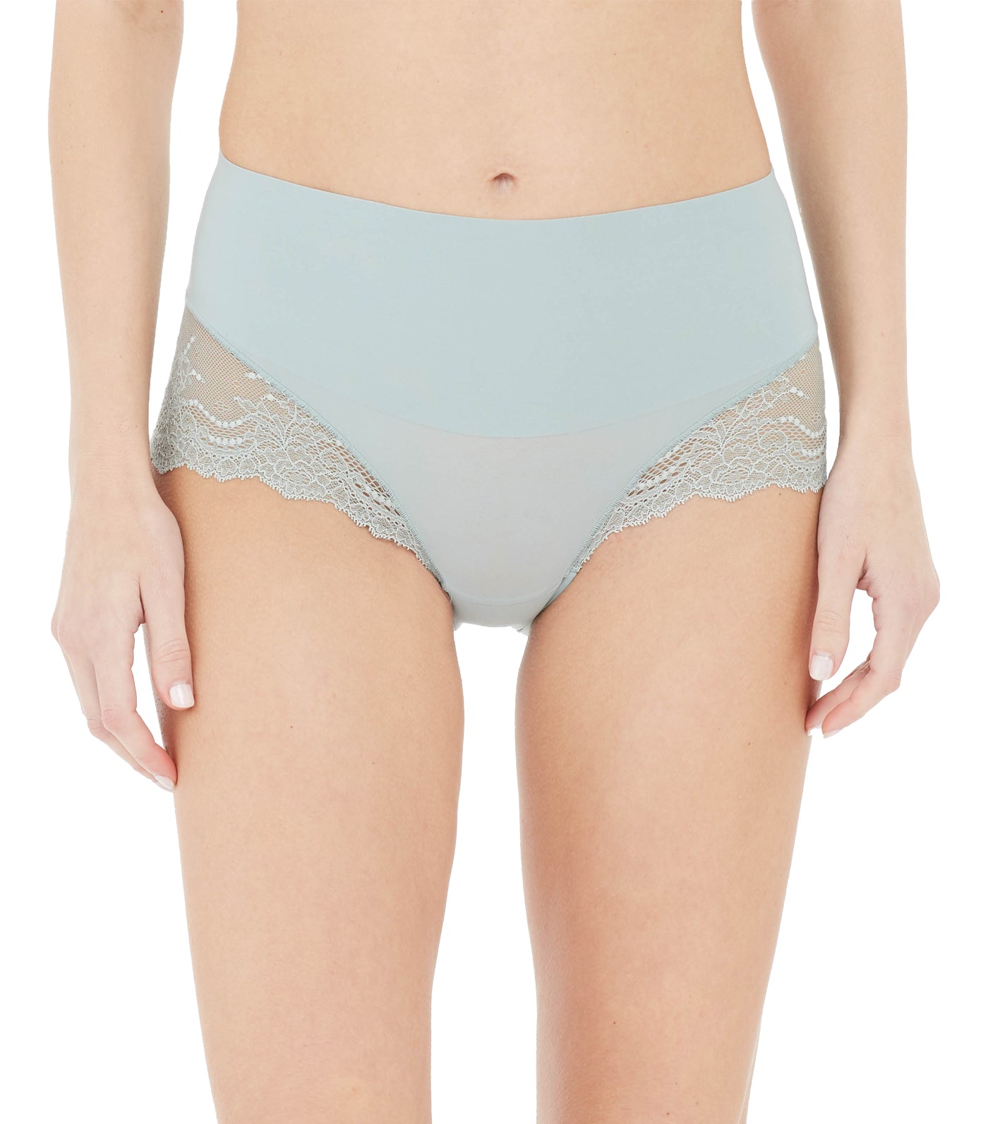 SPANX Undie-tectable® Lace Hi-Hipster Panty Silver Sage