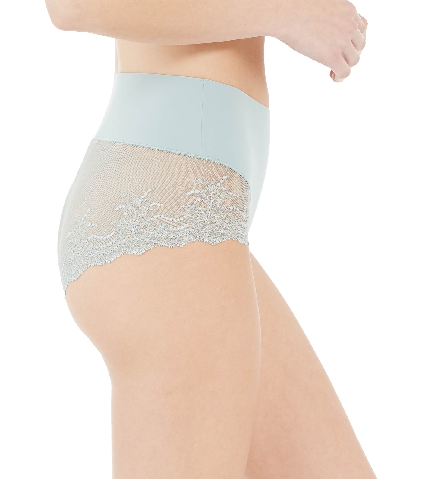 Undie-tectable® Lace Hi-Hipster Panty Silver Sage
