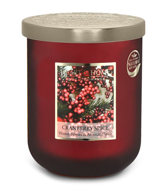 Heart & Home Cranberry Spice Eco Soy Candle