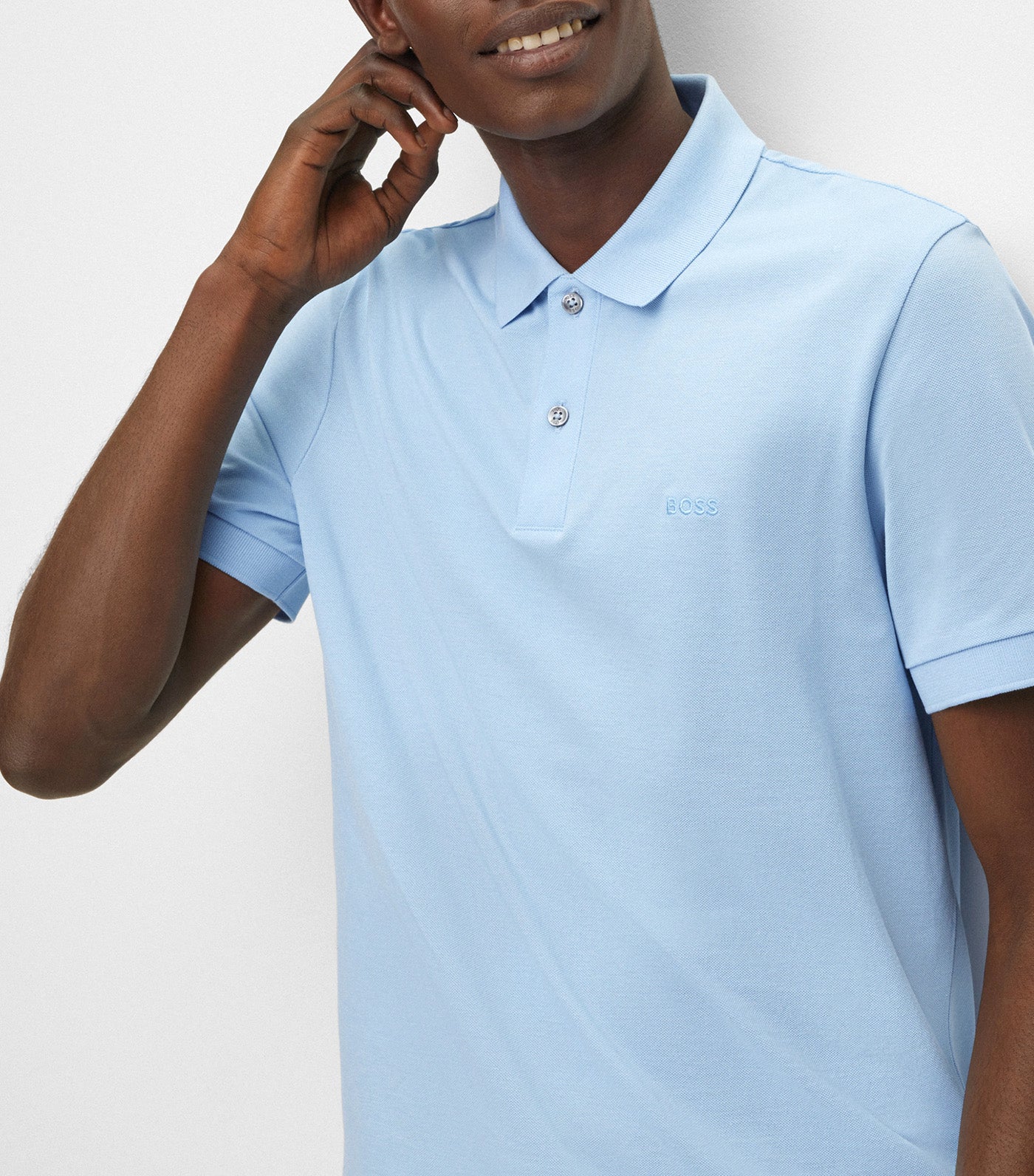 NOS Pallas 41531 Polo Shirt Light Blue