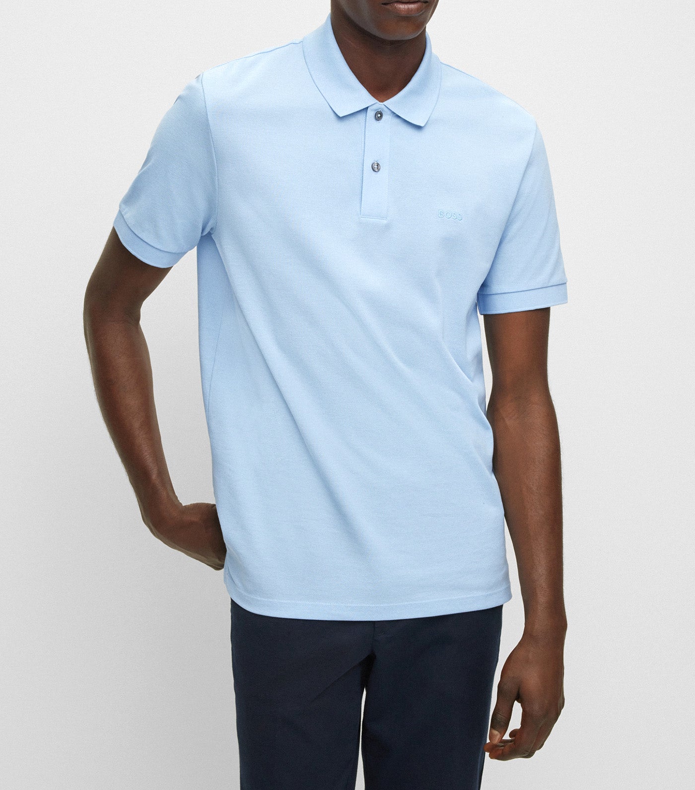 NOS Pallas 41531 Polo Shirt Light Blue