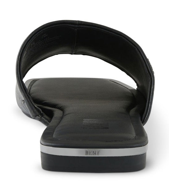 Dkny black slides hot sale