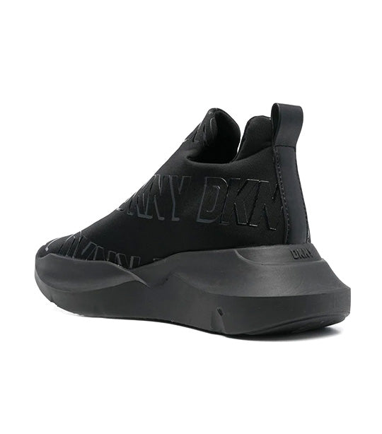 Ramona Slip-On Sneakers with Side Zip Black
