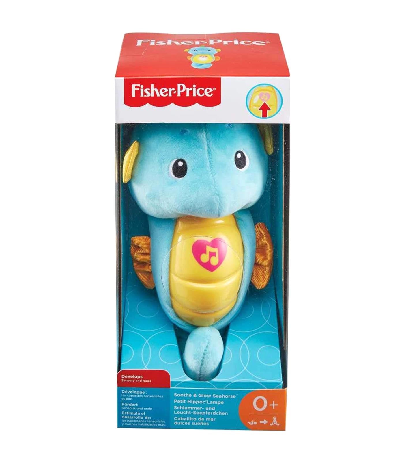 fisher-price blue soothe and glow seahorse