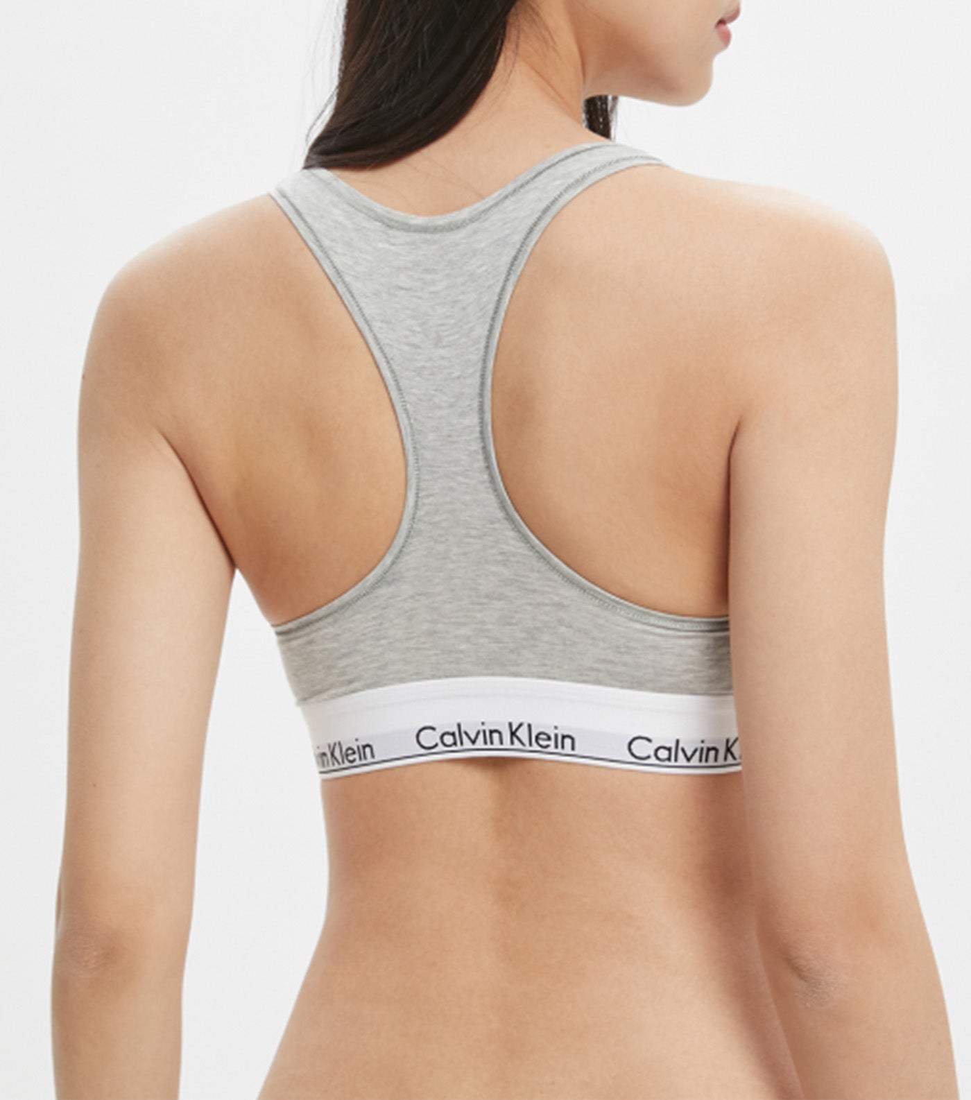 Calvin Klein Women's Modern Cotton Bralette, White, Large 