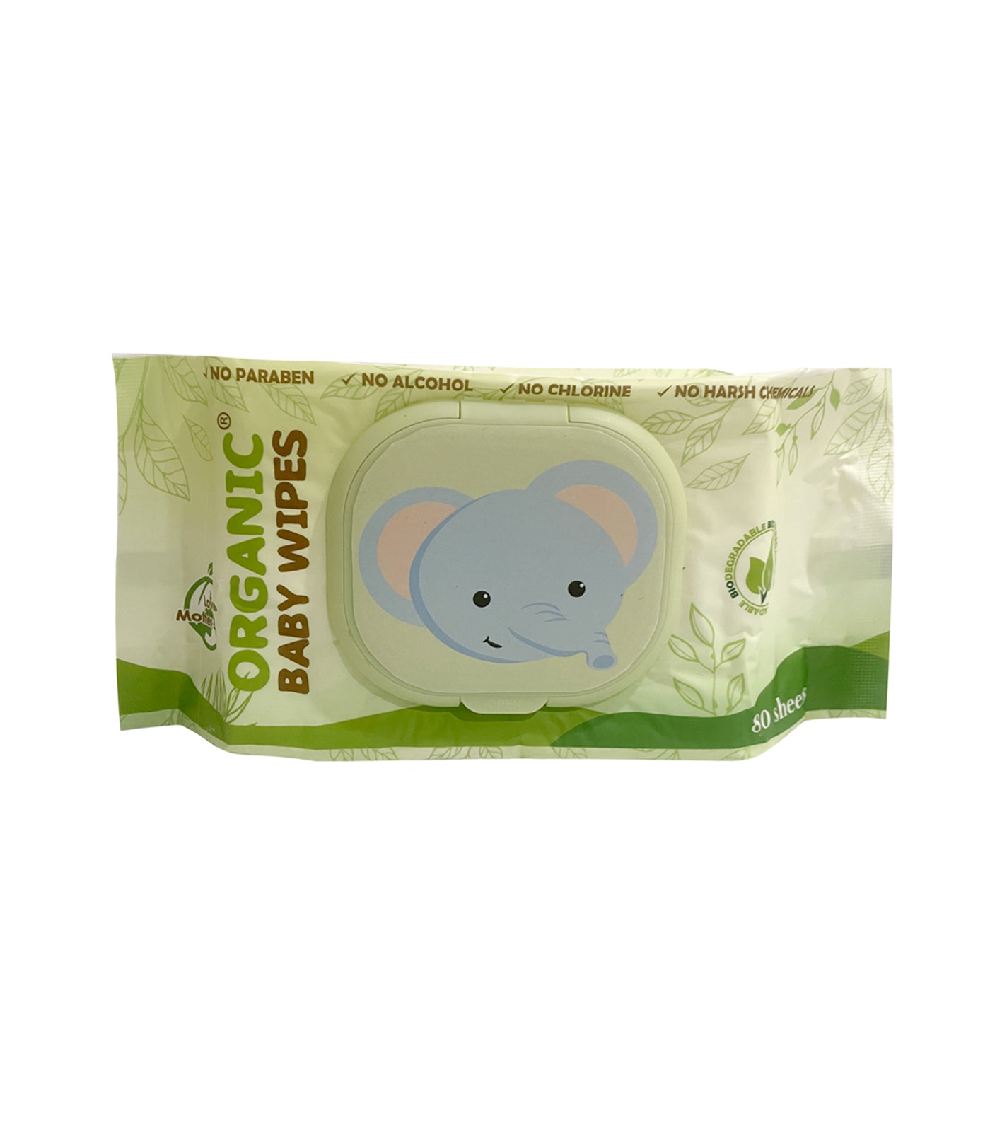 Baby Wipes with Cap (80 Wipes)