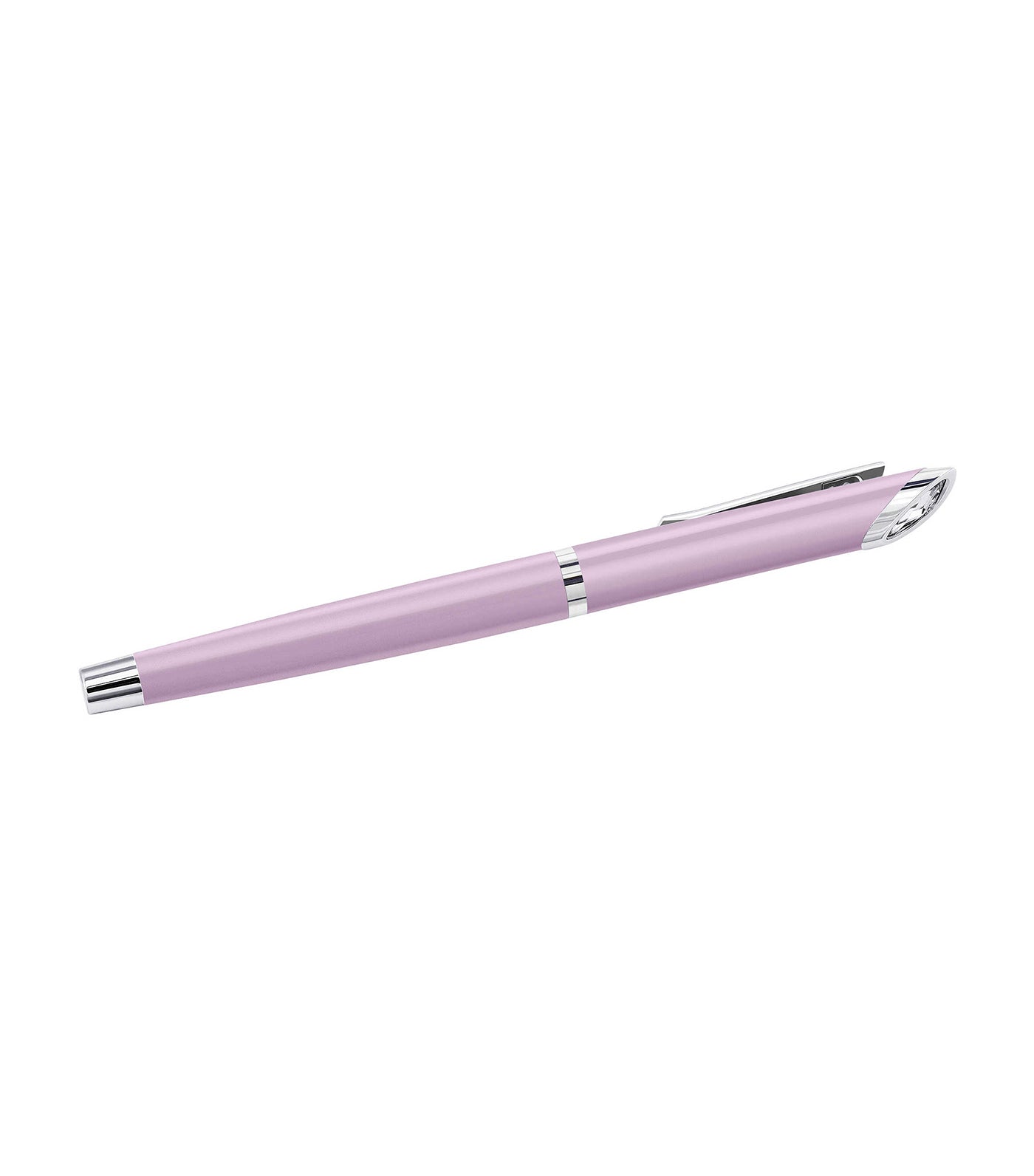 swarovski crystal starlight rollerball pen, light lilac