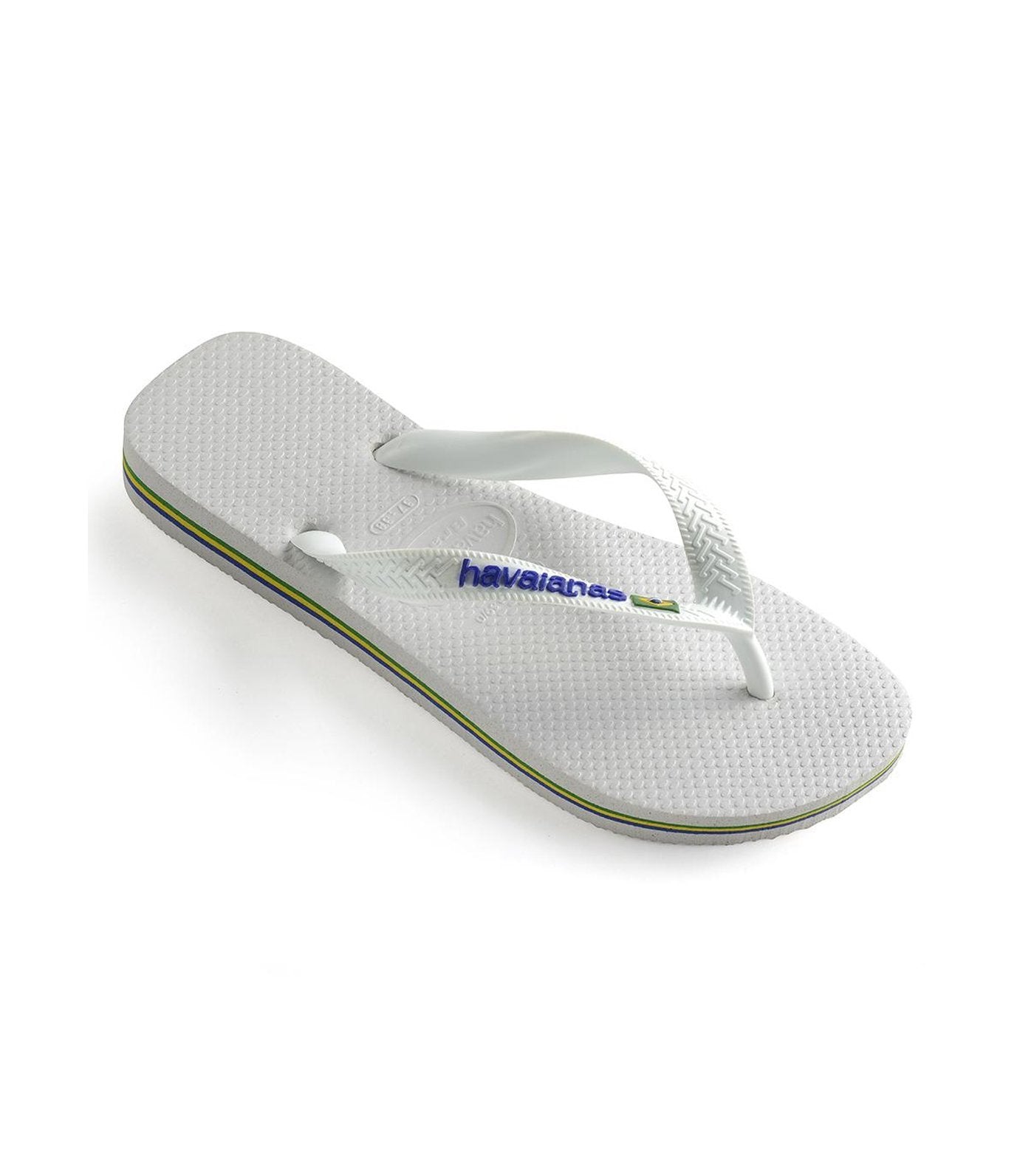 Havaianas Brazil Logo Flip Flops - White
