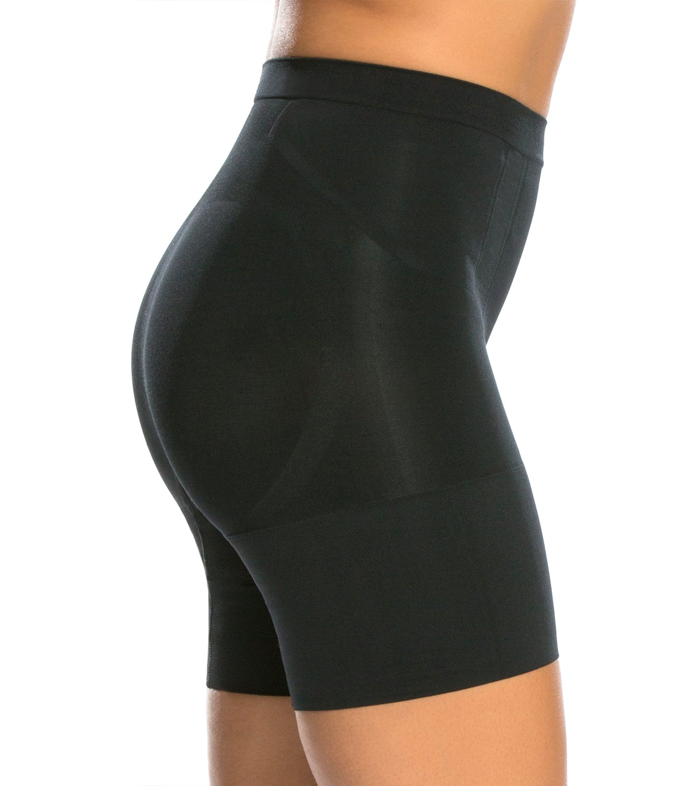 Spanx OnCore High-Waisted Mid-Thigh Short Black