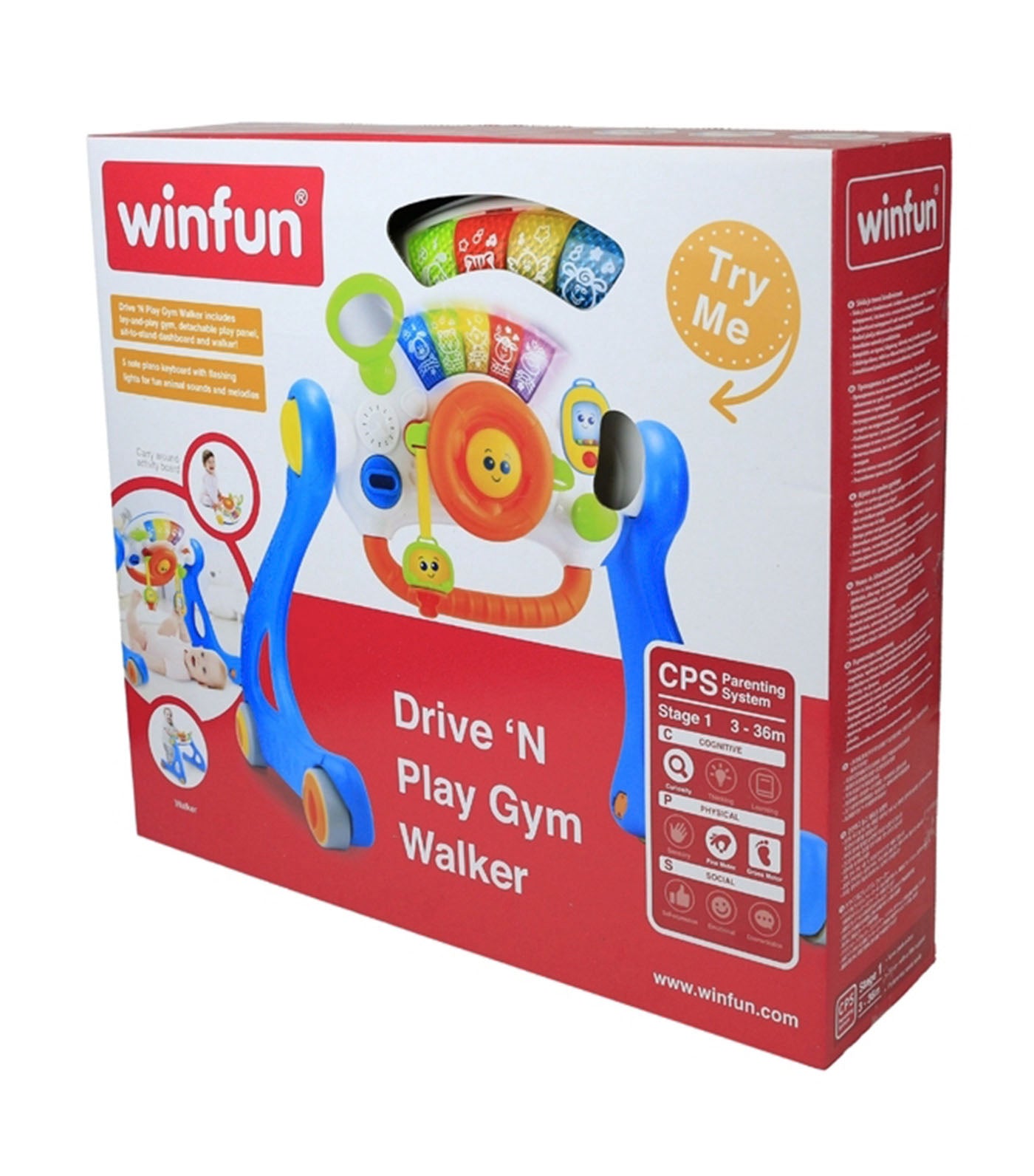 Drive 'N Play Gym Walker