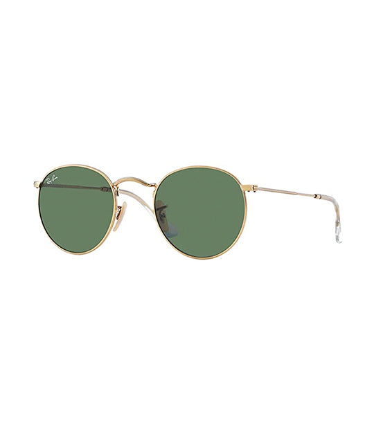 Round Metal Sunglasses Classic G-15 Green