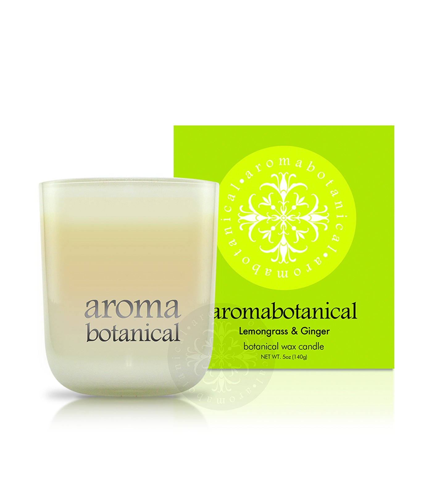 aromabotanical lemongrass & ginger 140g candle