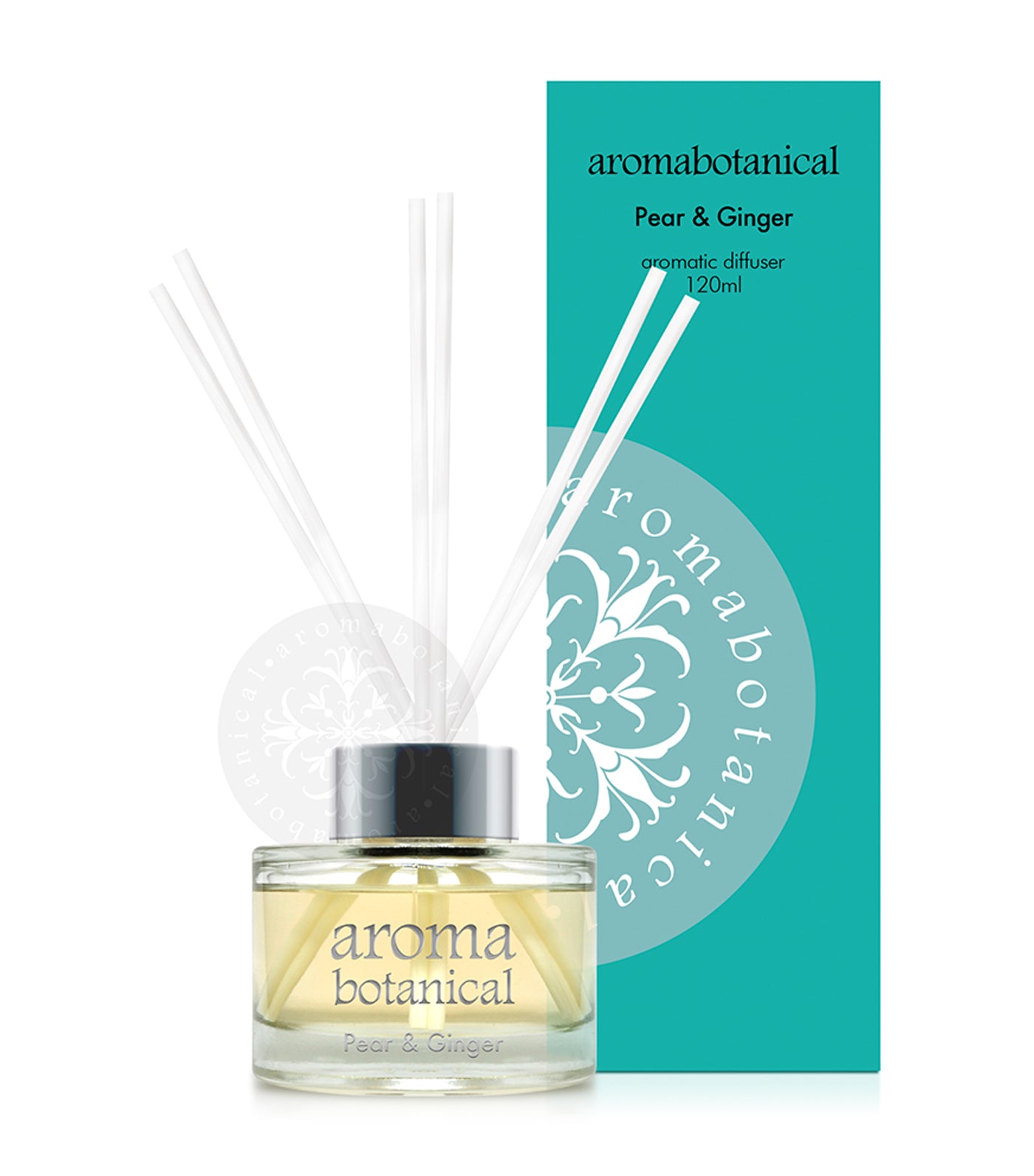 aromabotanical pear & ginger 120ml reed diffuser
