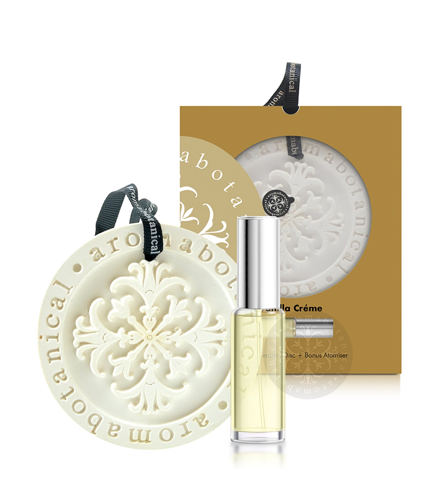 aromabotanical vanilla crème fragrant disc