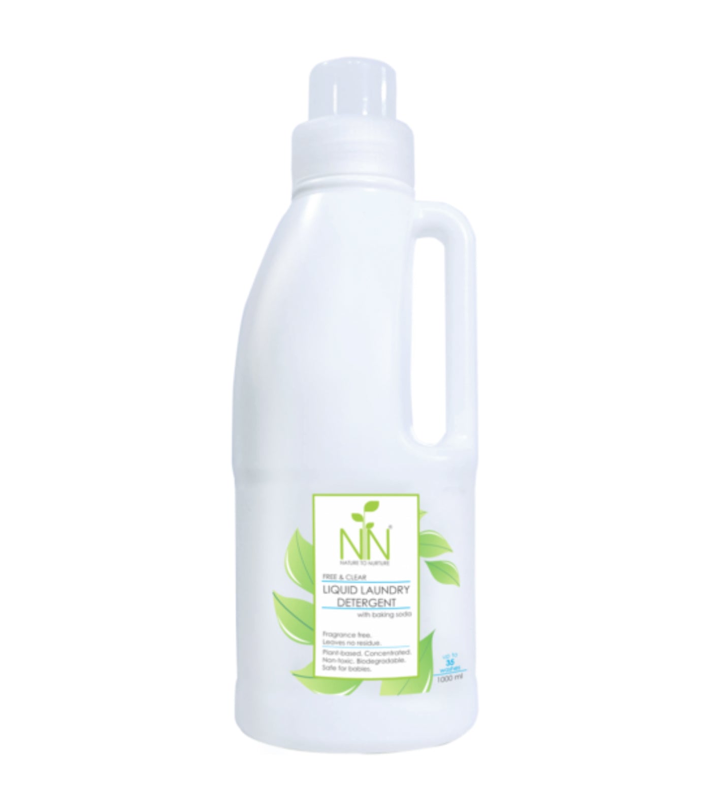 nature to nurture free and clear liquid laundry detergent 1000ml