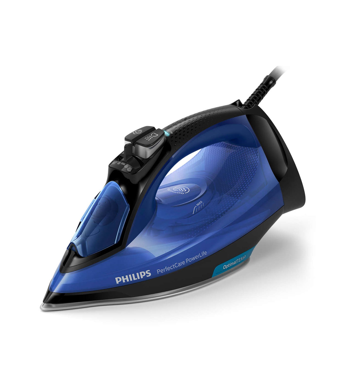 Philips Perfect Care Steam Iron in Blue Black