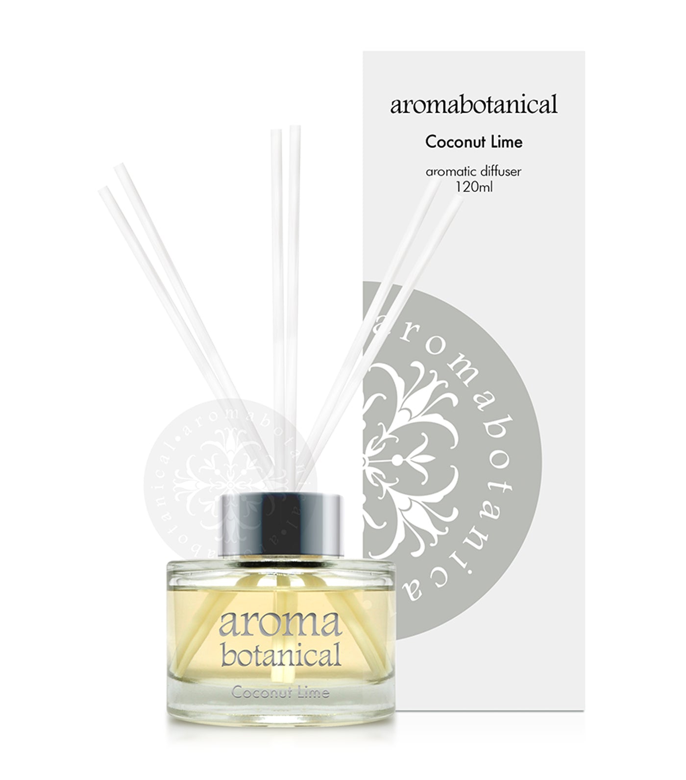 aromabotanical coconut lime 120ml reed diffuser