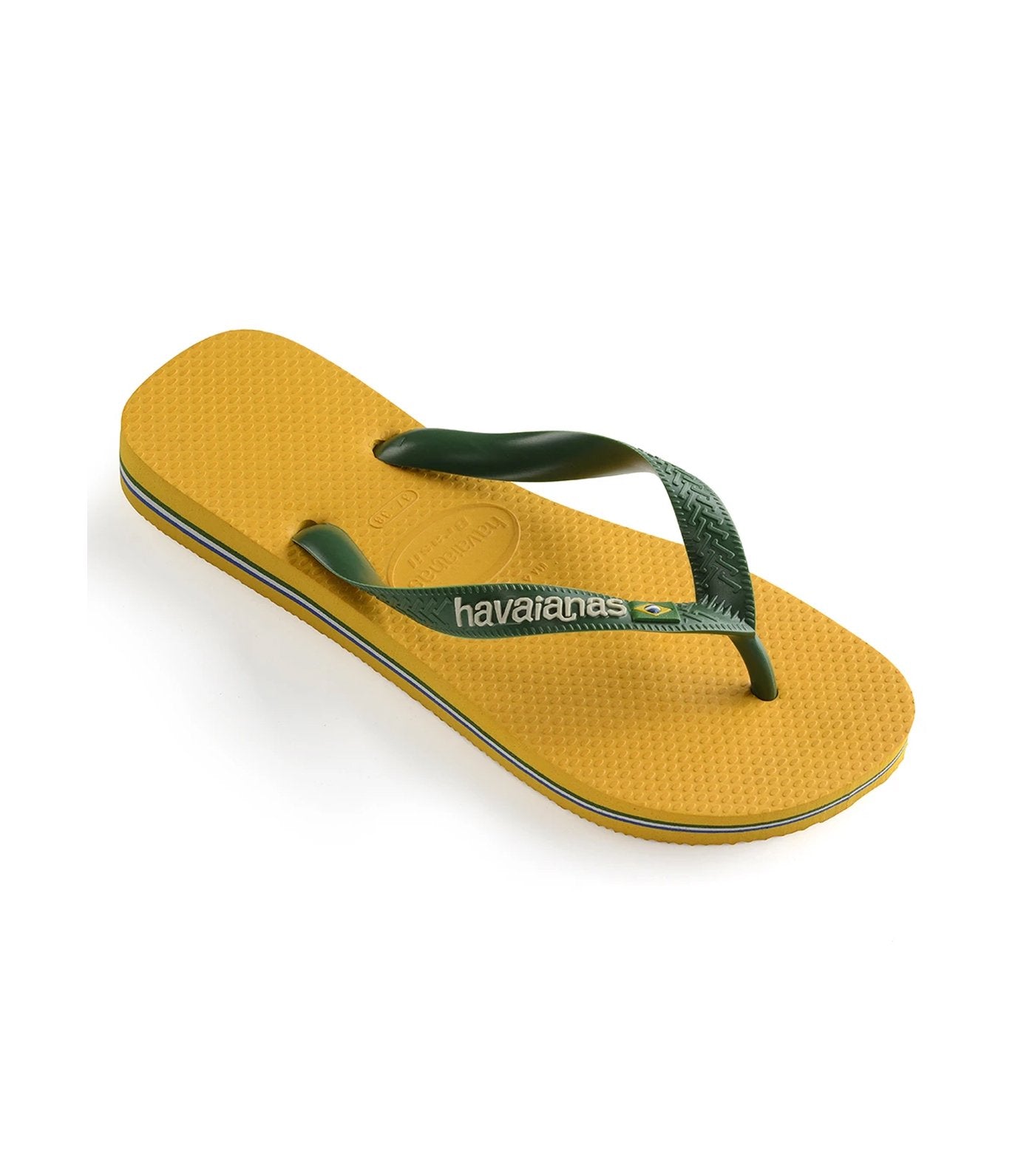 Brazil Logo Flip Flops Banana Yellow