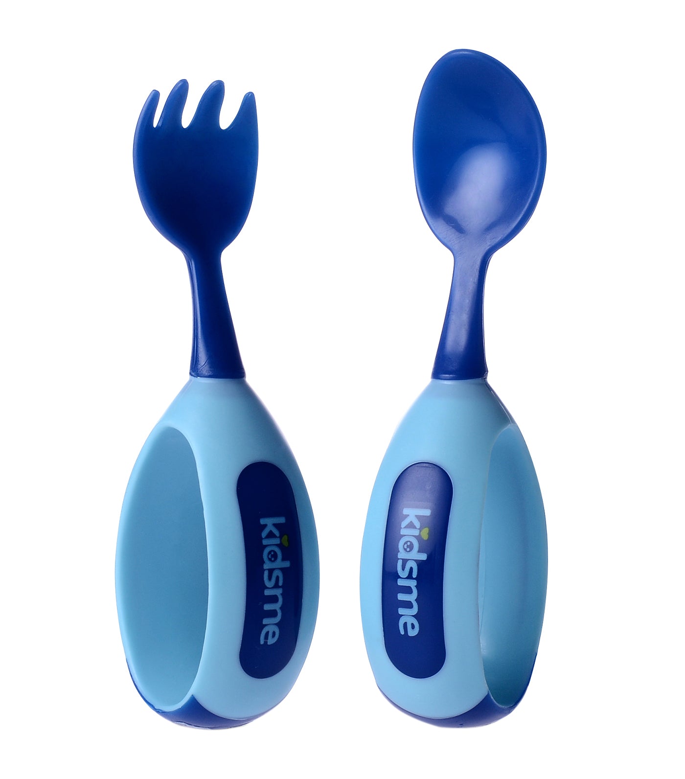 Toddler Spoon and Fork Set Aquamarine