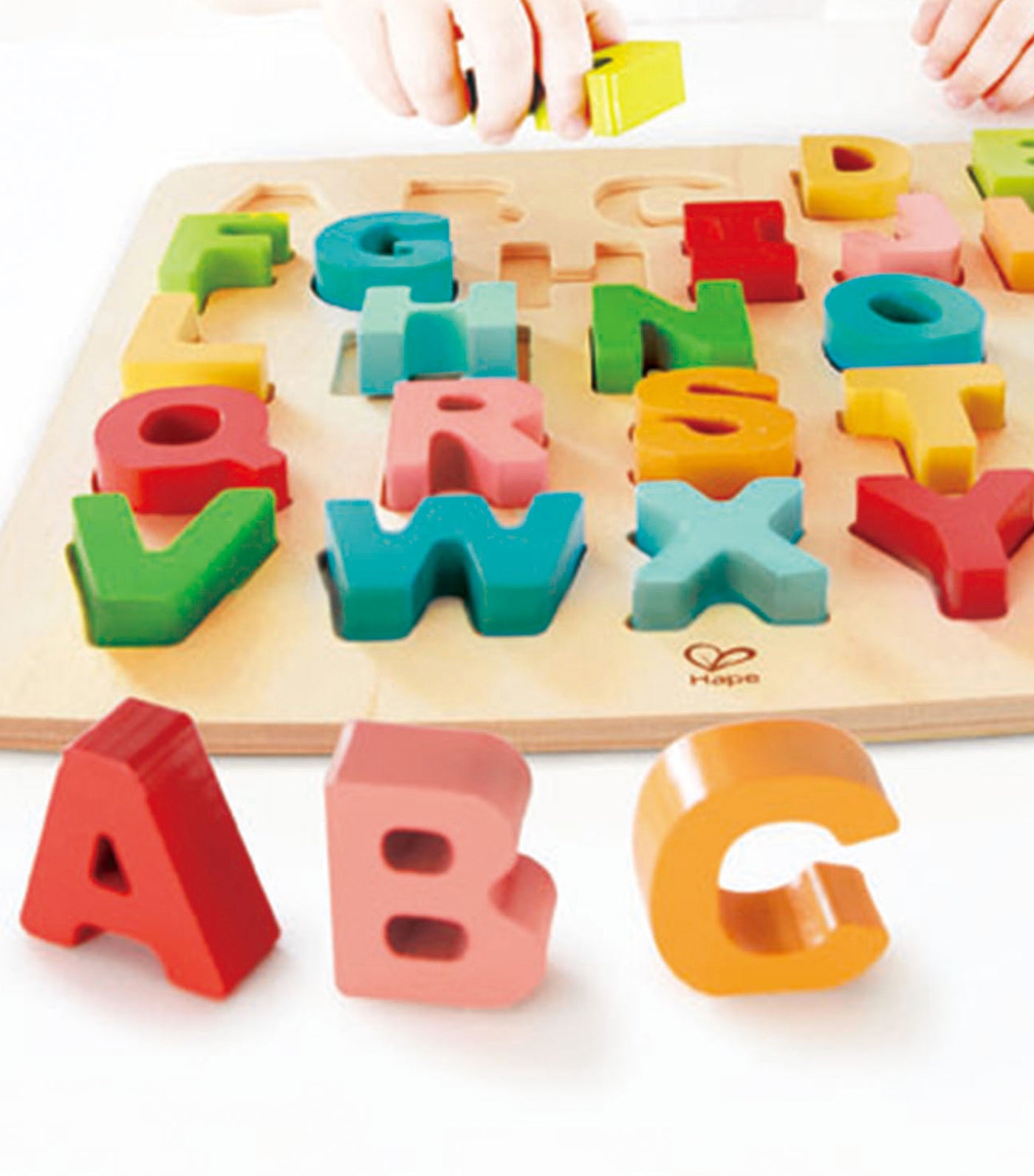 hape chunky alphabet puzzle