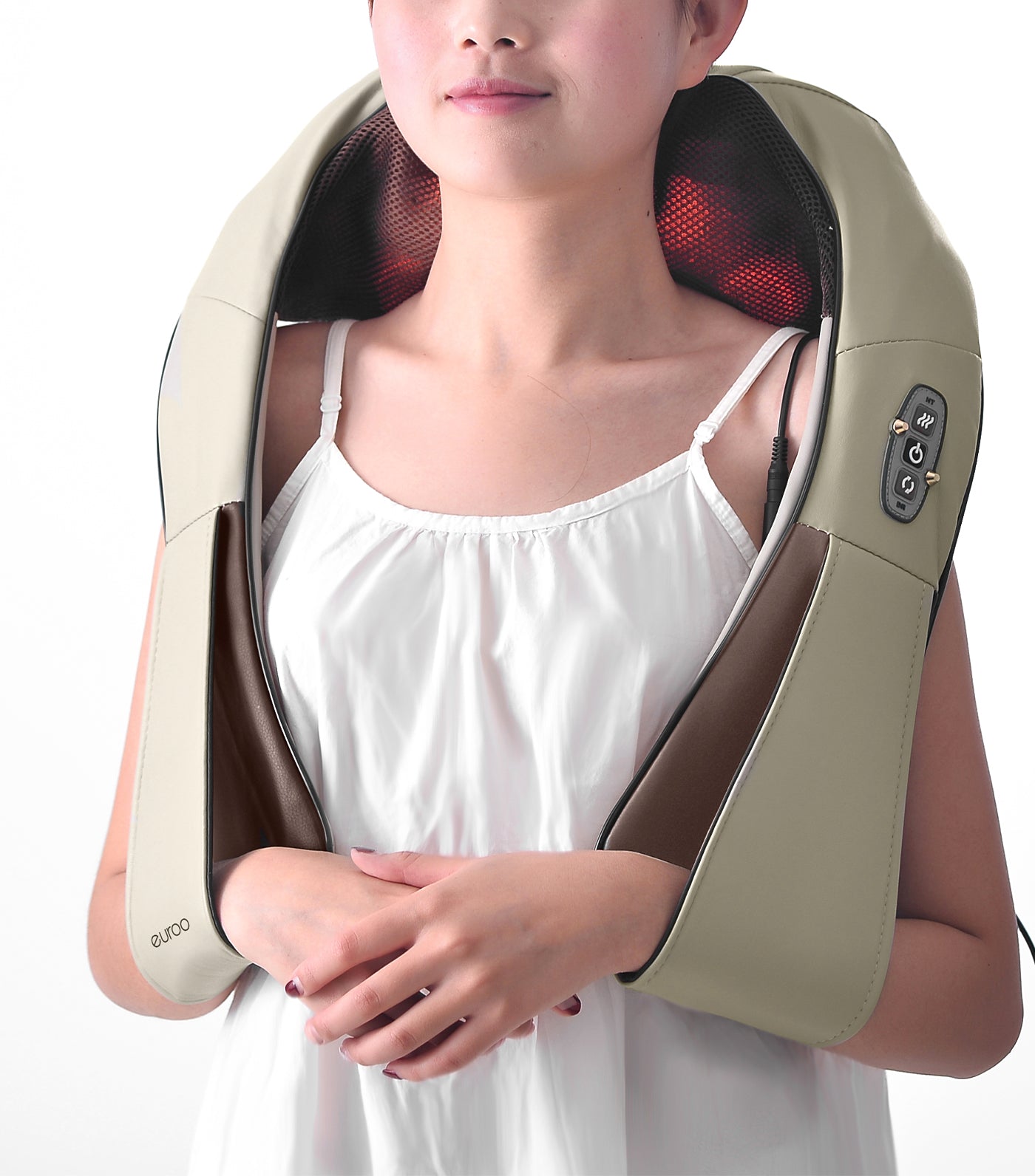 Neck and Back Massager Off White