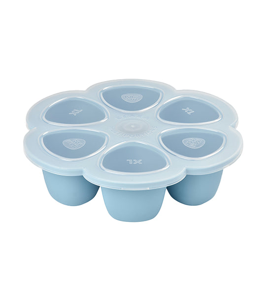 beaba multiportions™ 5oz silicone tray - blue