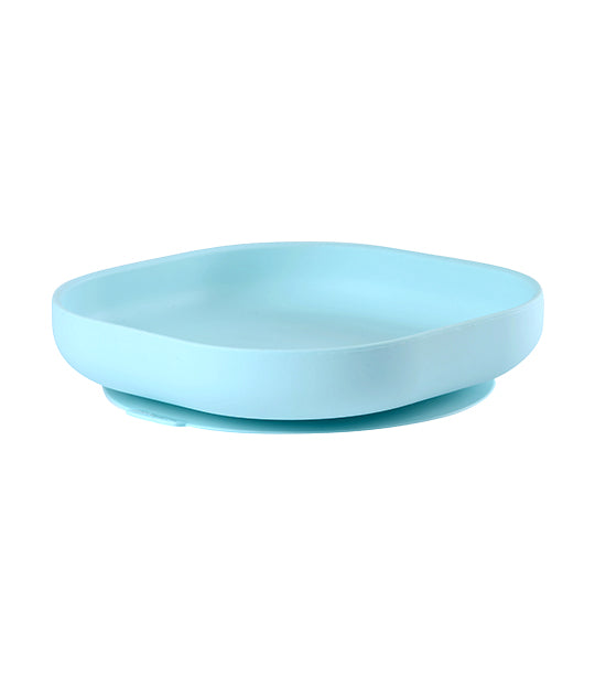 beaba silicone suction plate – blue