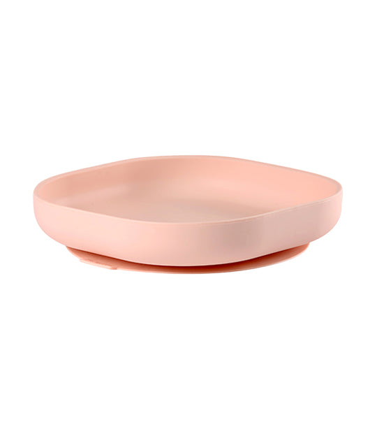 beaba silicone suction plate – rose