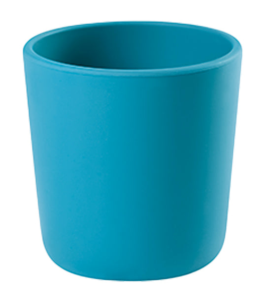 beaba silicone anti-slip cup - blue