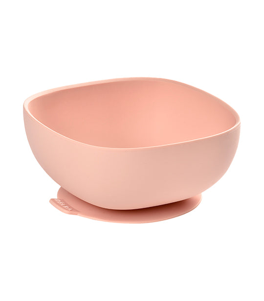 beaba silicone suction bowl – pink