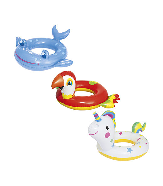 Animal-Shaped Swim Ring - Assorted